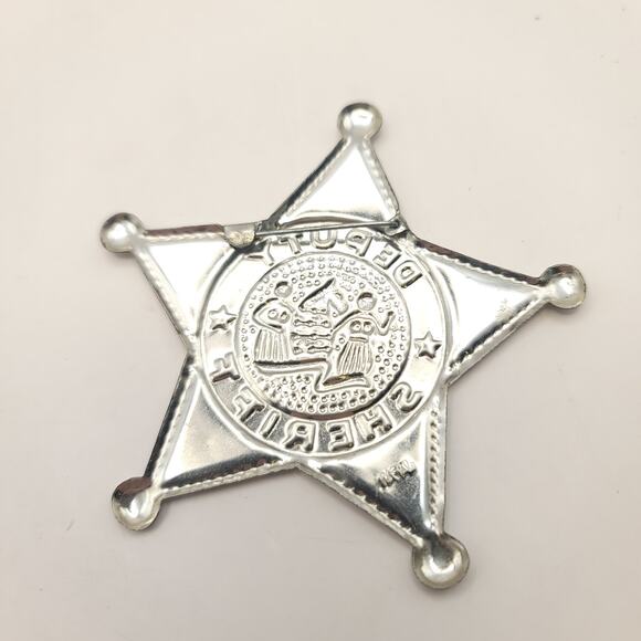 Wyatt Earp Leather Cap Gun Holster and Deputy Sheriff Star - Picture 3 of 7